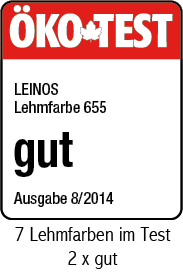 Zum Testergebnis LEINOS Lehmfarbe Lehmfarbe gut